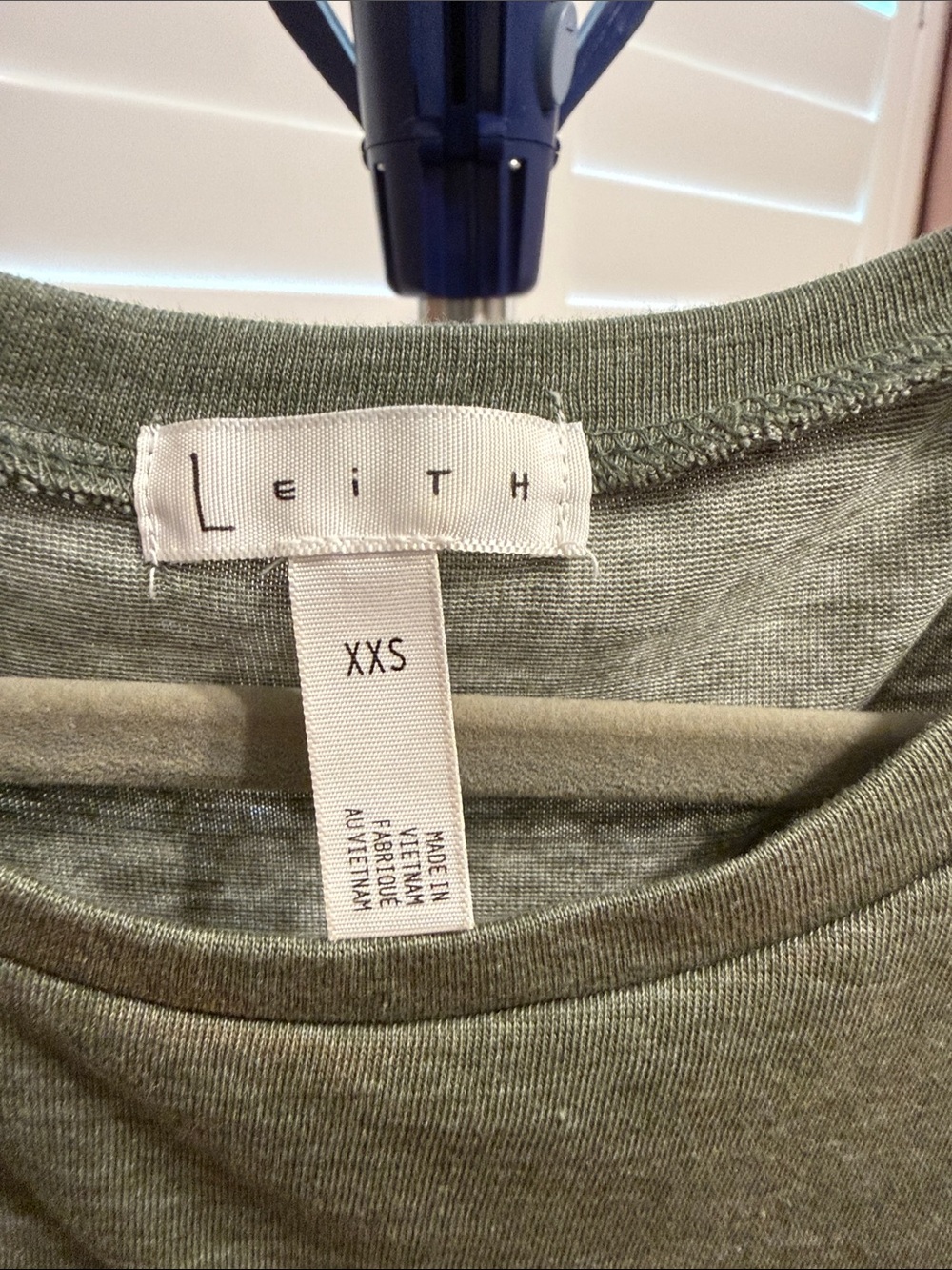 Leith Olive Green Crewneck Tank Top - Picture 3 of 5